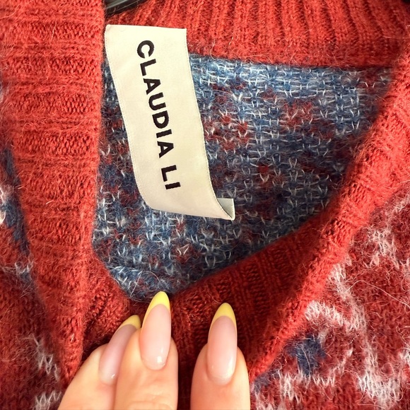 Claudia Li Peacock Crewneck Sweater🦚 - Picture 5 of 7